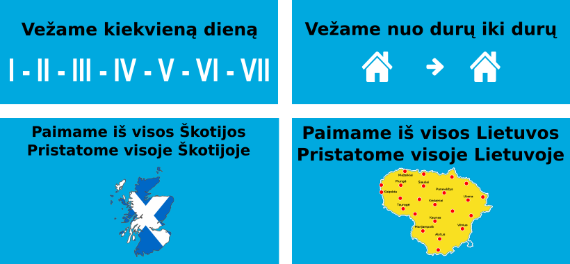 automobilių gabenimas iš Škotijos, geros kainos
